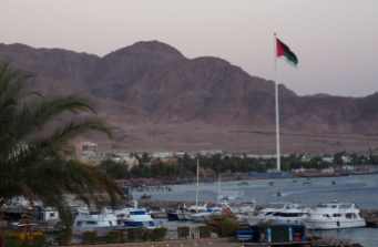 The giant flag and flagpole in Jordan