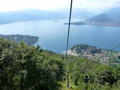 Lake Maggiore - call that a cable car? More like cable buckets.