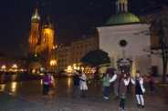 Dancers in the square