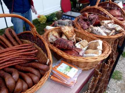 Sausage and cured meats are popular